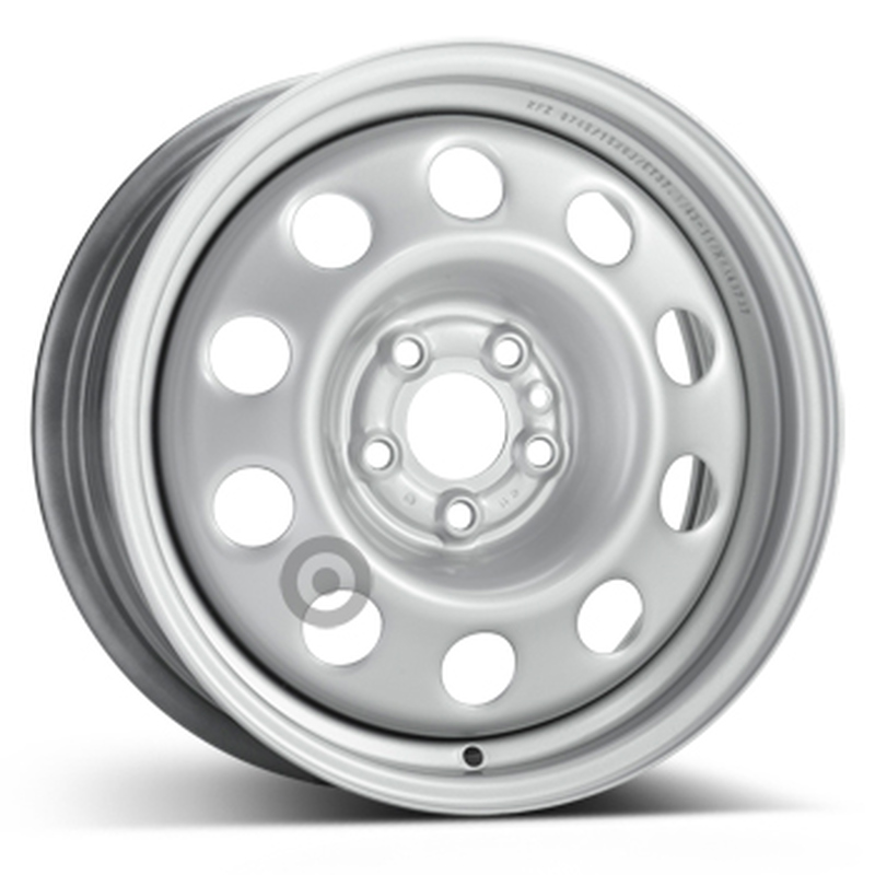 Cerchi in Lega KFZ ALCAR Steel Superpolish 5 fori 15\" 6X15 ET37.5 5x98