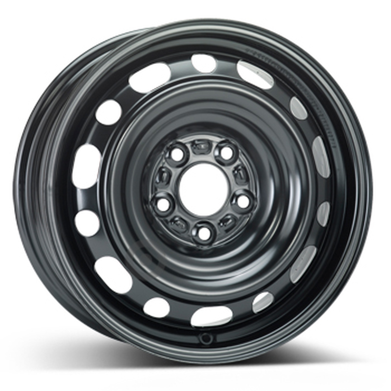 Cerchi in Lega KFZ ALCAR Steel Nero 5 fori 16\" 6.5X16 ET50 5x114.3