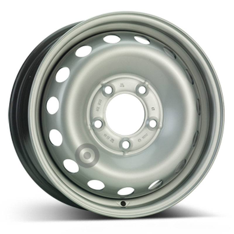 Cerchio KFZ ALCAR Steel Superpolish 5 fori 16\" 6.5X16 ET66 5x130