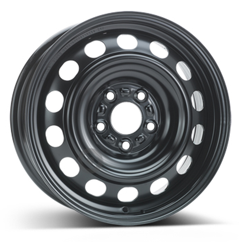 Cerchi in Lega KFZ ALCAR Steel Nero 5 fori 16\" 6.5X16 ET50 5x114.3