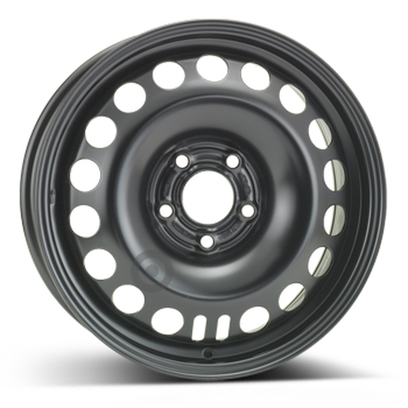 Cerchi in Lega KFZ ALCAR Steel Nero 5 fori 16\" 6X16 ET40 5x110