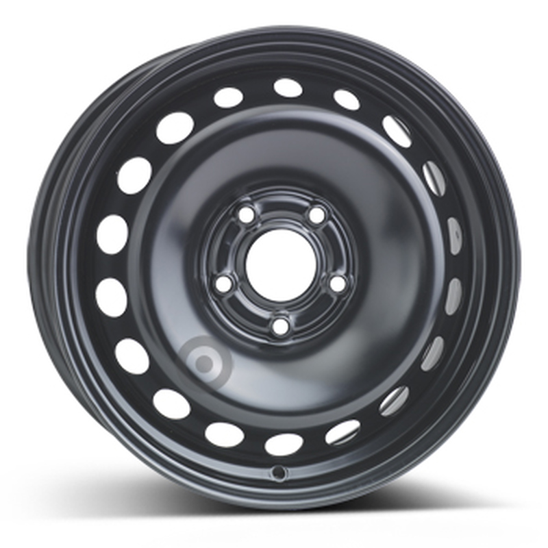 Cerchio KFZ ALCAR Steel Nero 5 fori 16\" 6.5X16 ET47 5x114.3