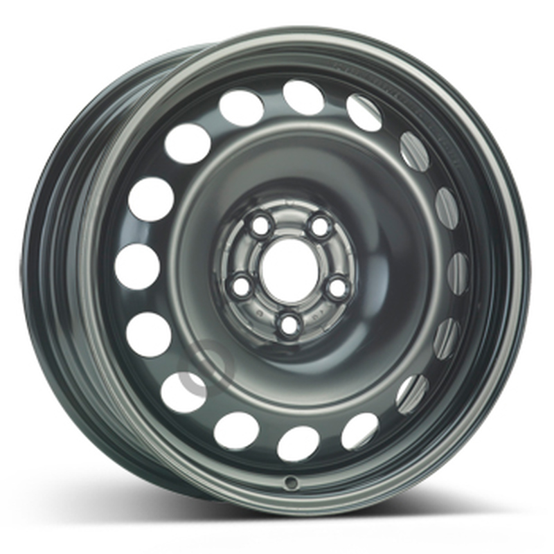 Cerchi in Lega KFZ ALCAR Steel Nero 5 fori 16\" 6X16 ET31 5x100