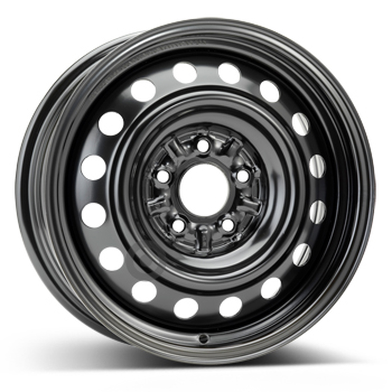Cerchio KFZ ALCAR Steel Nero 5 fori 16\" 6.5X16 ET38 5x114.3