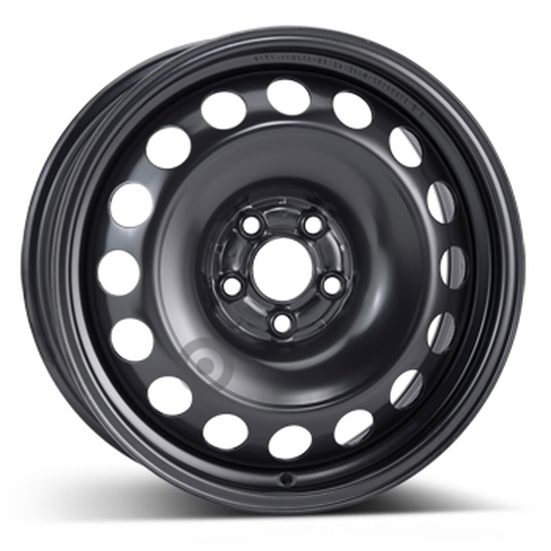 Cerchio KFZ ALCAR Steel Nero 5 fori 16\" 6.5X16 ET42 5x100