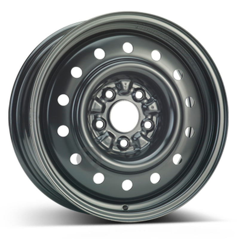 Cerchi in Lega KFZ ALCAR Steel Nero 5 fori 16\" 6.5X16 ET40 5x114.3