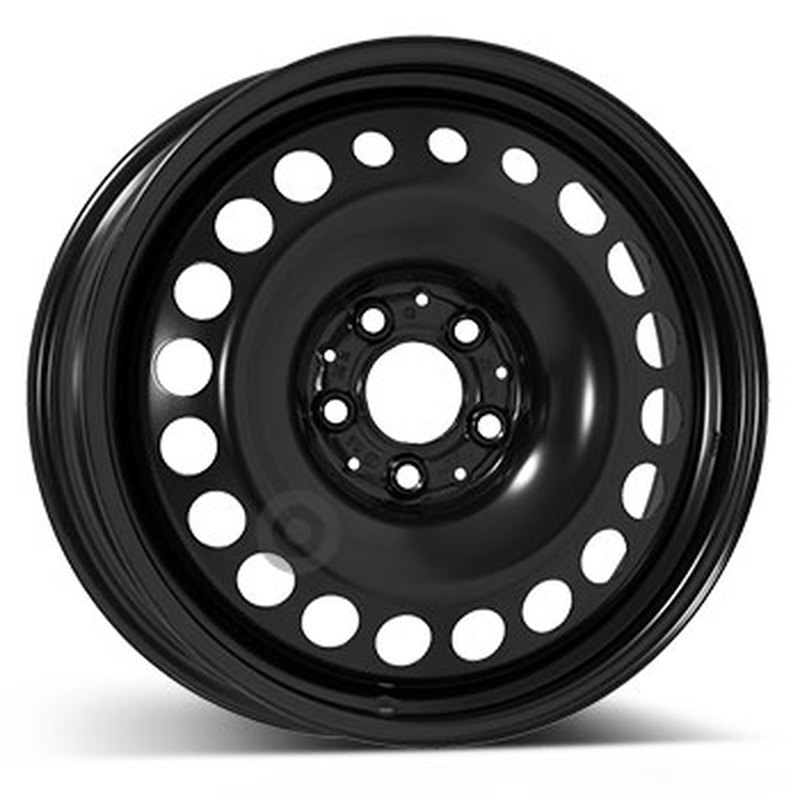 Cerchi in Lega KFZ ALCAR Steel Nero 5 fori 17\" 6.5X17 ET44 5x112
