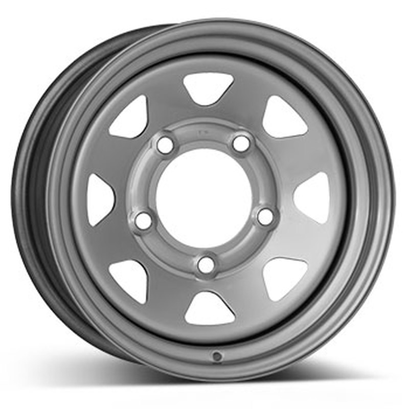 Cerchio KFZ ALCAR Steel Superpolish 5 fori 16\" 7X16 ET8 5x165.1