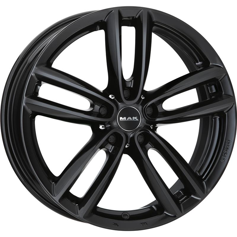 Cerchi in Lega MAK Oxford Glossy Black 5 fori 18\" 7.5X18 ET51 5x112