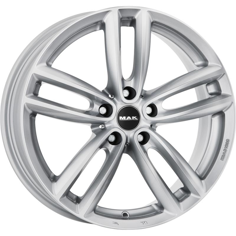 Cerchi in Lega MAK Oxford Silver 5 fori 17\" 7.5X17 ET42 5x112