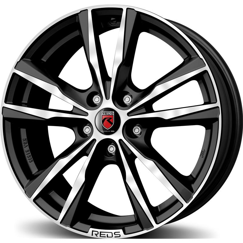 Cerchio MOMO WHEELS Reds k2 Matt Black Mirror 5 fori 16\" 6.5X16 ET40 5x112