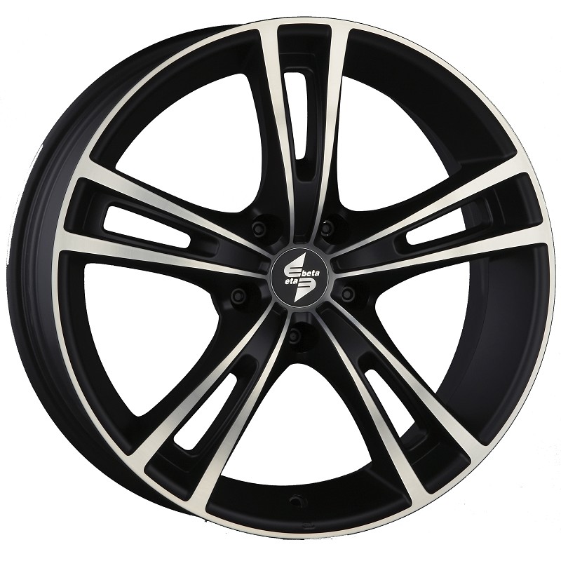 Cerchi in Lega ETA BETA Rochel Matt Black Full Polish 5 fori 19\" 8X19 ET35 5x114.3