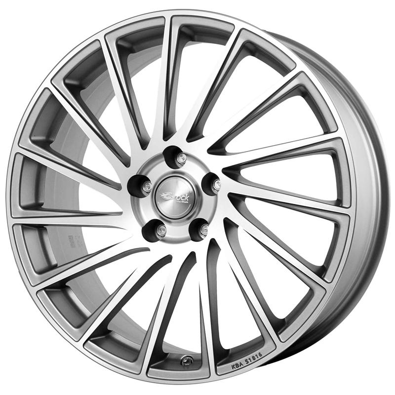 Cerchio BROCK B39 Silver Mirror 5 fori 17\" 7X17 ET45 5x108