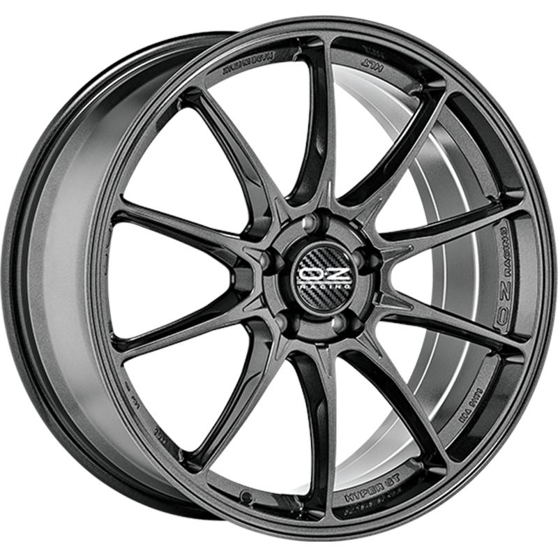 Cerchio OZ RACING Hyper Gt Hlt Hyper Anthracite 5 fori 18\" 7.5X18 ET40 5x114.3