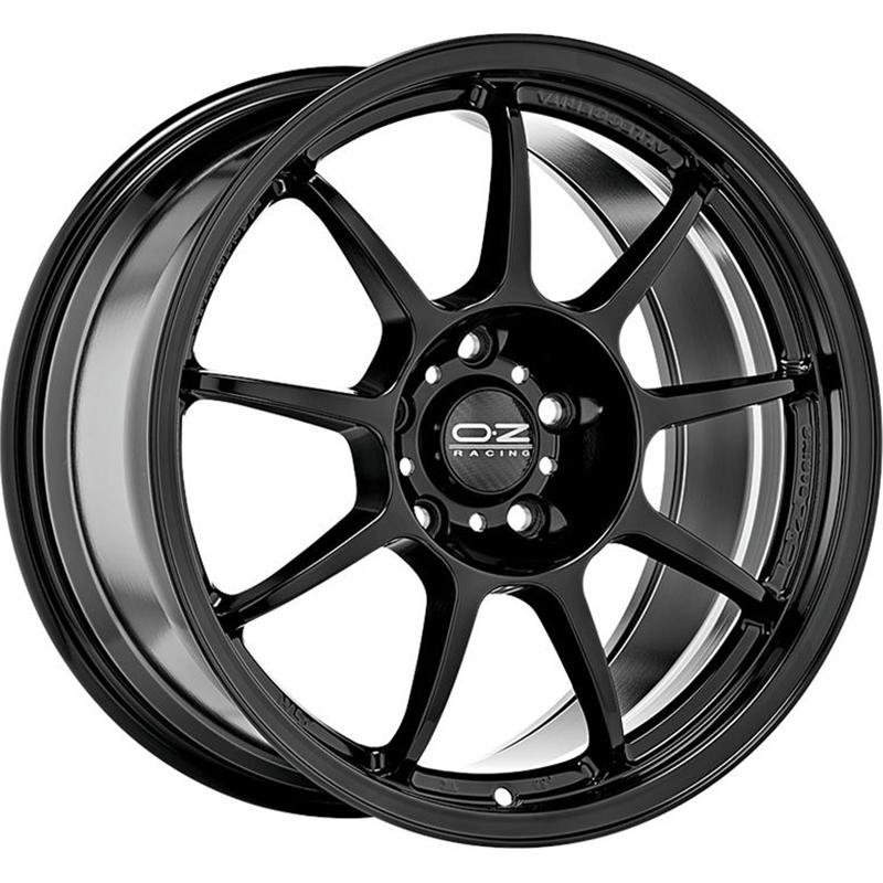 Cerchio OZ RACING Alleggerita Hlt 5f Glossy Black 5 fori 18\" 7.5X18 ET50 5x112
