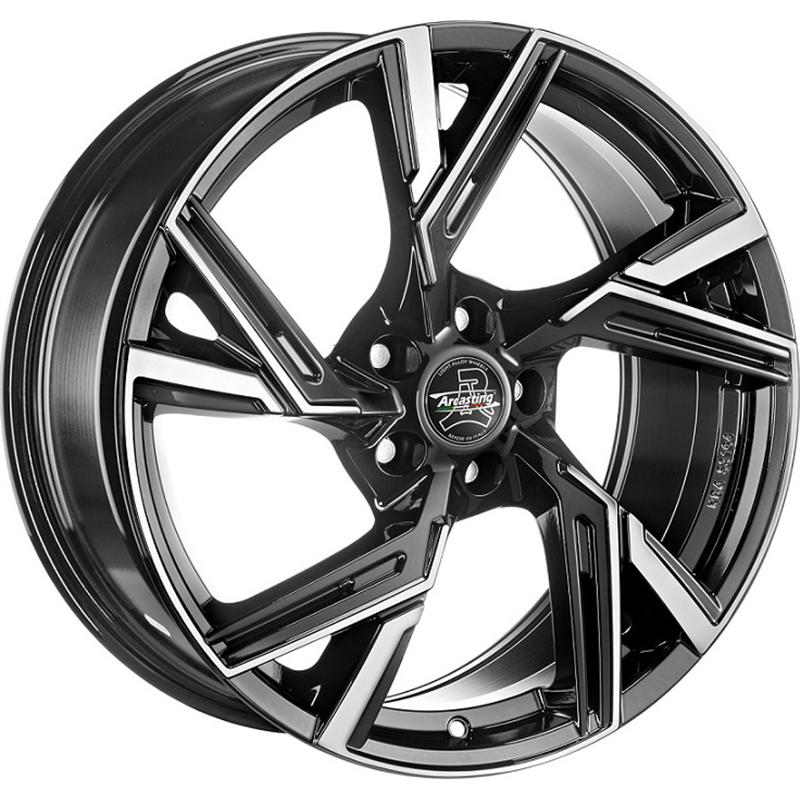 Cerchio ARCASTING Enea Black Polished 5 fori 19\" 8.5X19 ET45 5x114.3