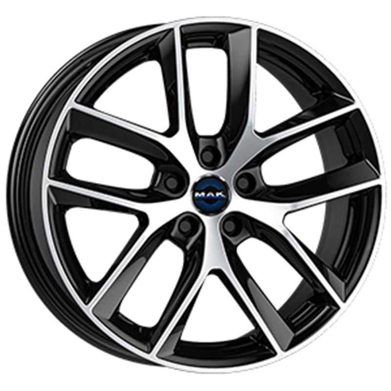 Cerchi in Lega MAK Voltage Black Mirror 5 fori 19\" 8.5X19 ET38 5x114.3