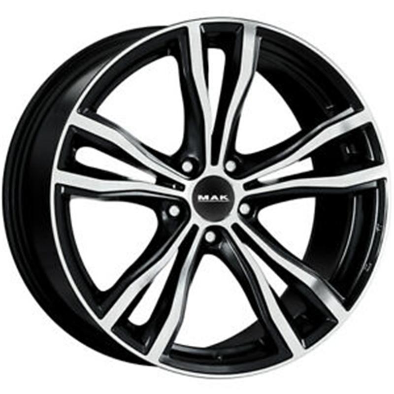 Cerchi in Lega MAK X-Mode Black Mirror 5 fori 21\" 9.5X21 ET37 5x112