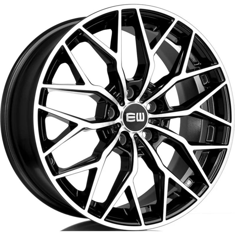 Cerchio EW Ew22 Viper X Black Polished 5 fori 20\" 9.5X20 ET48 5x112