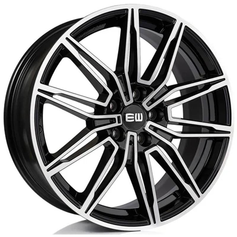 Cerchio EW Ew17 Assos Black Polished 5 fori 19\" 9X19 ET40 5x112