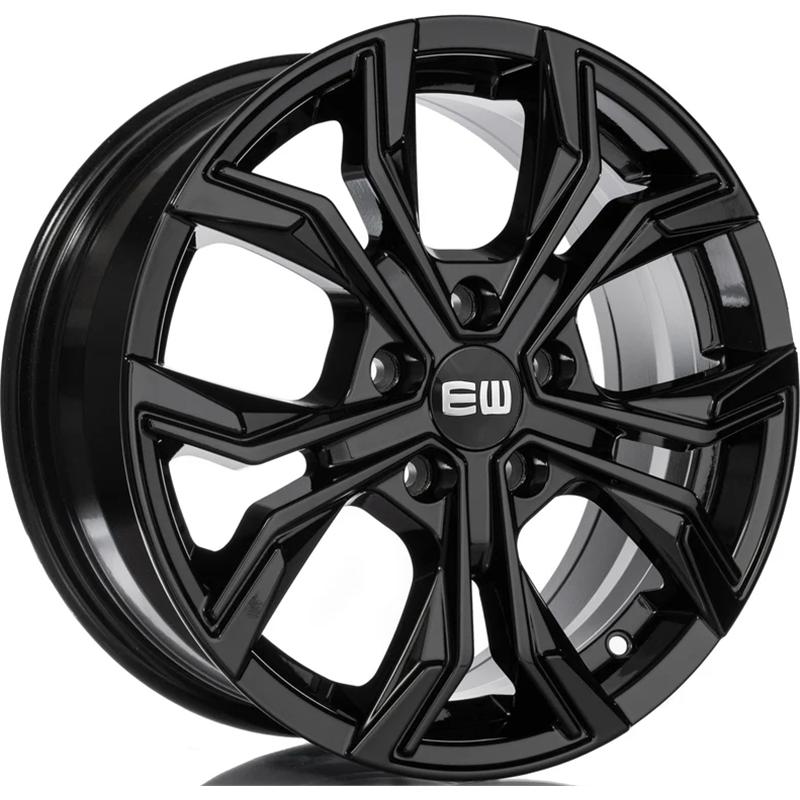 Cerchio EW Ej12 Vigor Black 5 fori 16\" 6.5X16 ET42 5x112