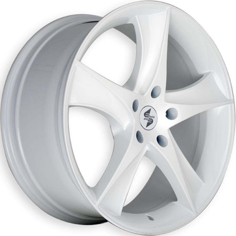 Cerchi in Lega ETA BETA Jofiel Shiny White Full Polish 5 fori 19\" 9X19 ET45 5x112