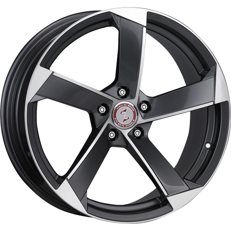 Cerchi in Lega ETA BETA Magic Shiny Anthracite Full Polish 5 fori 20\" 9X20 ET25 5x112