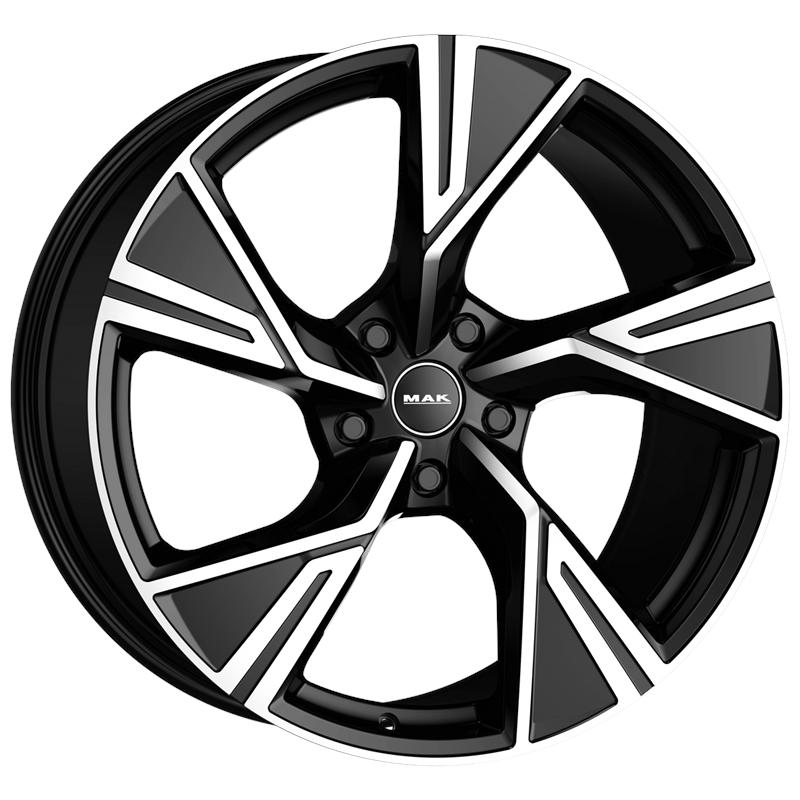 Cerchio MAK Stark Black Mirror 5 fori 22\" 9.5X22 ET25 5x112