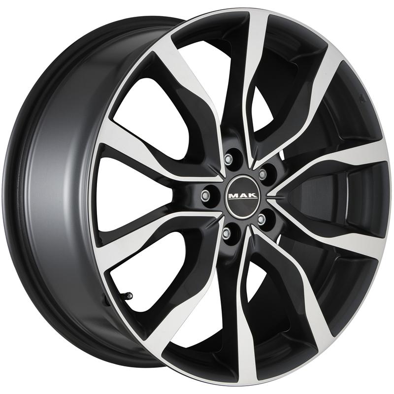 Cerchio MAK Highlands Black Mirror 5 fori 18\" 8X18 ET40 5x114.3