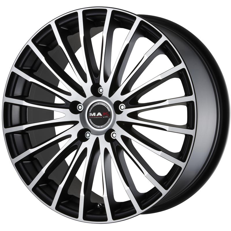 Cerchio MAK Fatale Ice Black 5 fori 17\" 7.5X17 ET40 5x114.3