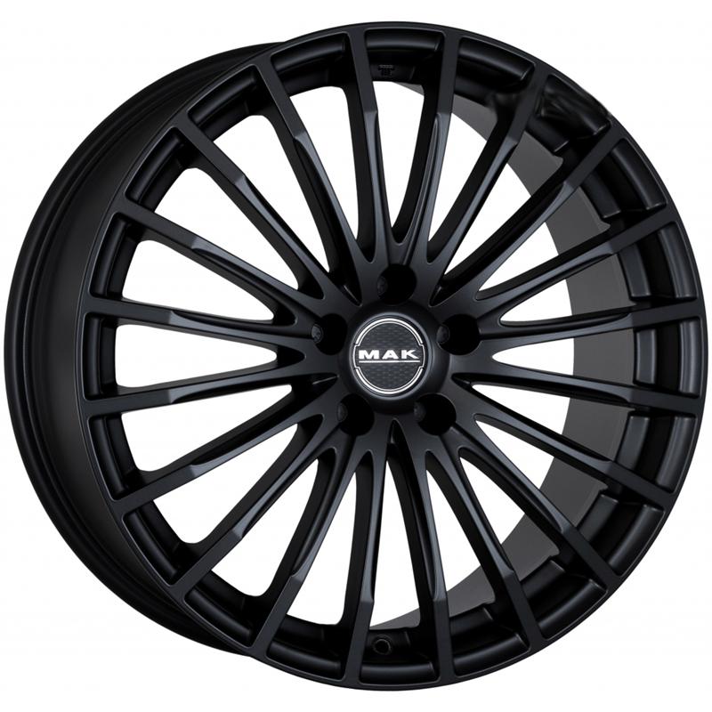 Cerchi in Lega MAK Fatale Matt Black 5 fori 17\" 7.5X17 ET40 5x114.3