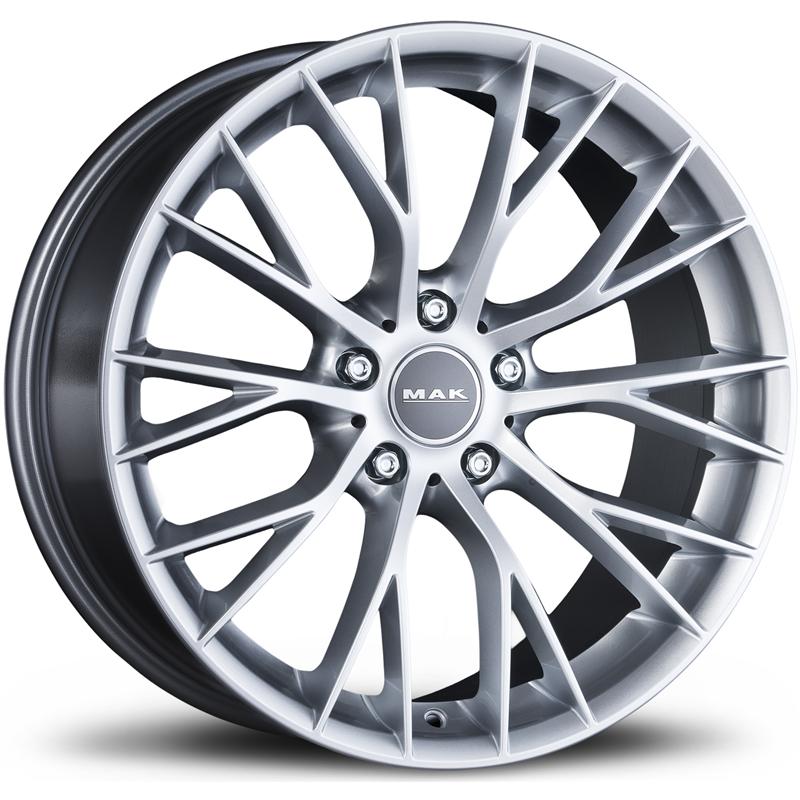 Cerchi in Lega MAK Munchen Silver 5 fori 20\" 8.5X20 ET15 5x120