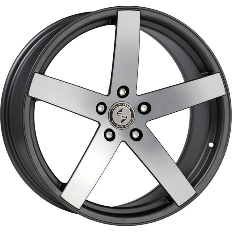 Cerchi in Lega ETA BETA Uros S Matt Anthracite Full Polish 5 fori 20\" 9X20 ET35 5x112