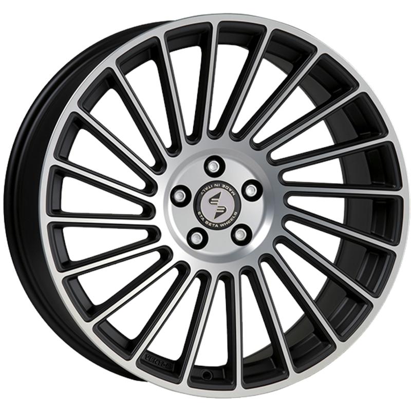 Cerchio ETA BETA VentI-R Matt Black Full Polish 5 fori 19\" 8.5X19 ET42 5x112