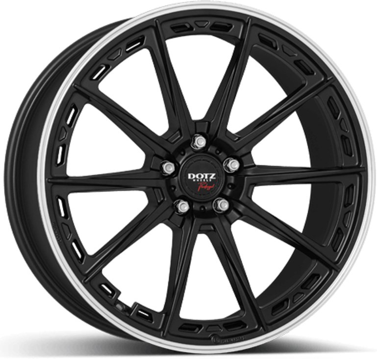 Cerchi in Lega DOTZ Sonoma Matt Black Lip Polish 5 fori 20\" 8.5X20 ET35 5x114.3