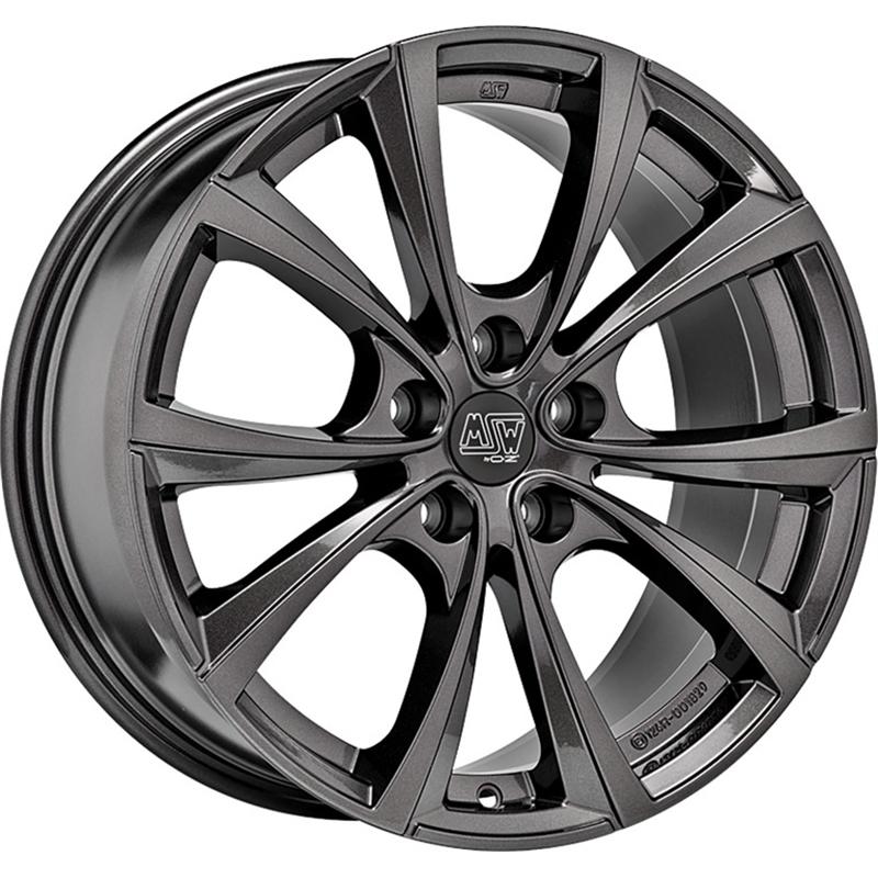 Cerchio MSW Msw 27t Gloss Dark Grey 5 fori 19\" 8.5X19 ET35 5x114.3