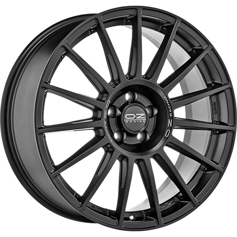 Cerchio OZ RACING Superturismo Dakar Matt Black Silver Lettering 5 fori 20\" 8.5X20 ET30 5x112