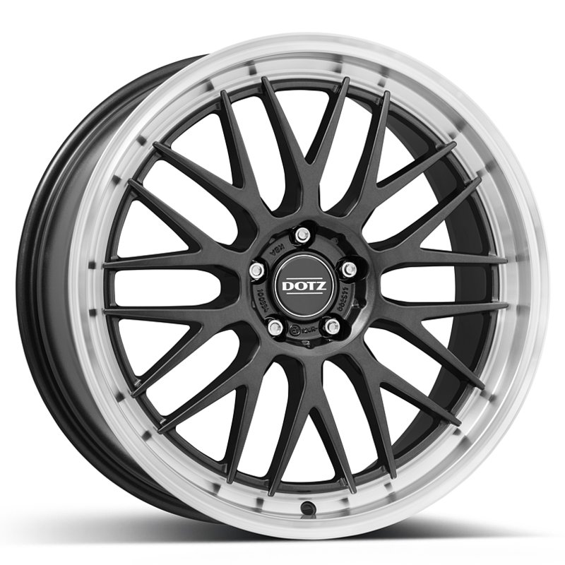 Cerchio DOTZ Bilbao Gunmetal Matt Polished Lip 5 fori 19\" 8X19 ET45 5x112
