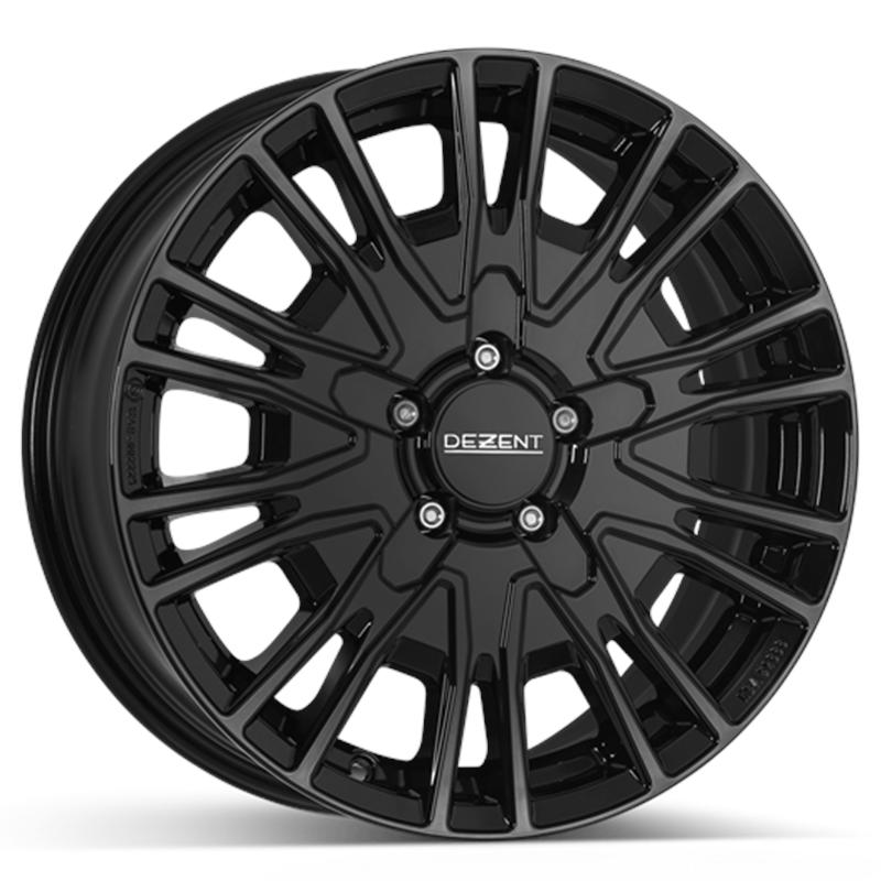Cerchio DEZENT Ke Black 5 fori 16\" 6.5X16 ET66 5x130