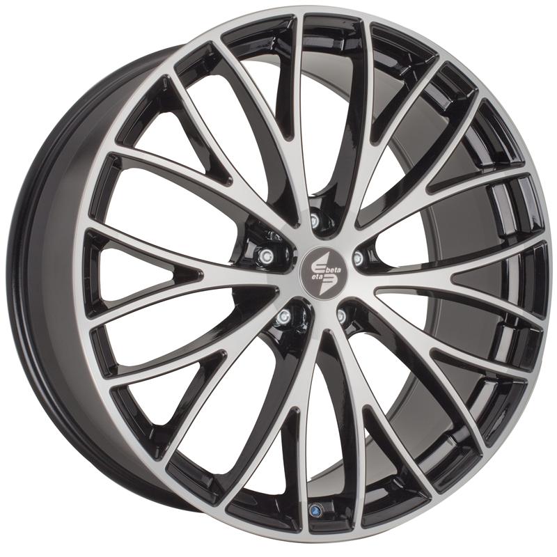 Cerchio ETA BETA PiumA-C Shiny Black Full Polish 5 fori 20\" 9X20 ET45 5x112