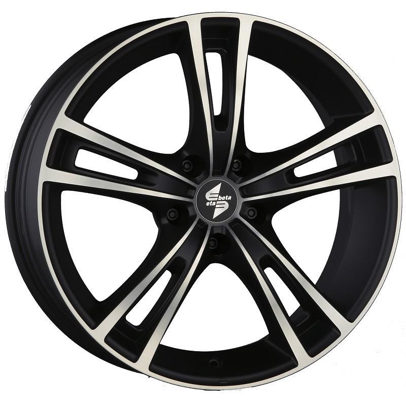 Cerchi in Lega ETA BETA Rochel Shiny Black Full Polish 4 fori 16\" 7X16 ET25 4x100