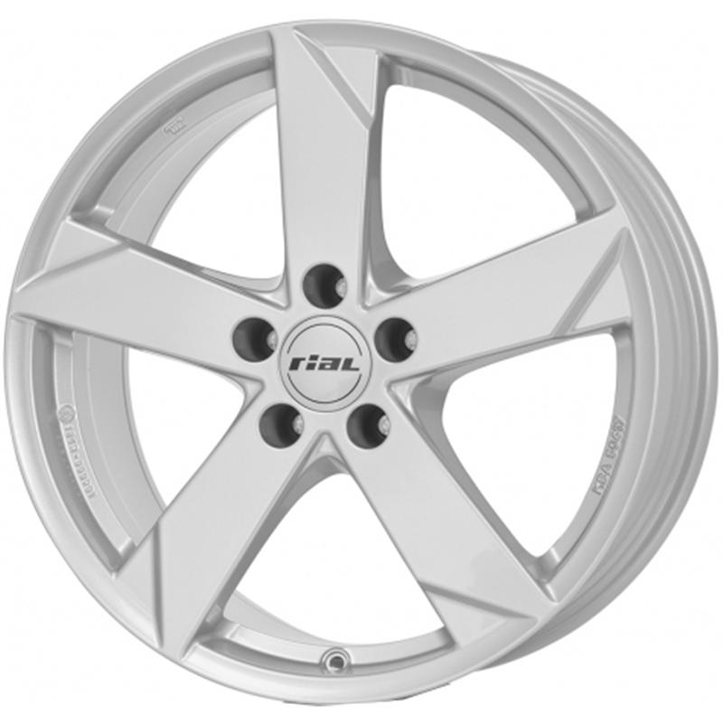 Cerchio RIAL Kodiak Polar Silber 5 fori 15\" 5.5X15 ET40 5x100