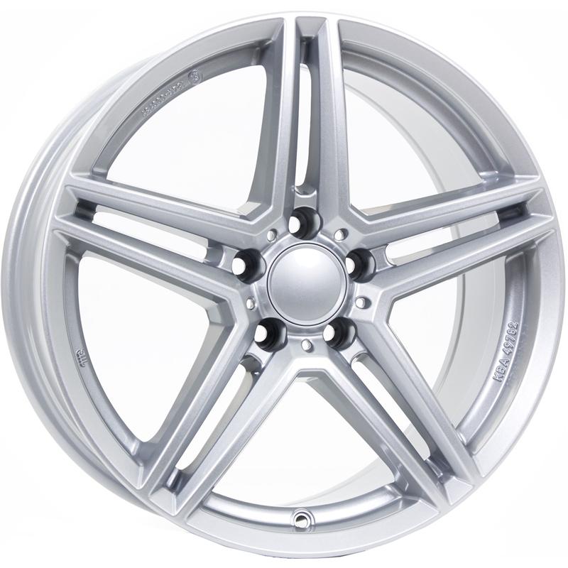 Cerchio RIAL M10 Polar Silber 5 fori 18\" 8X18 ET43 5x112