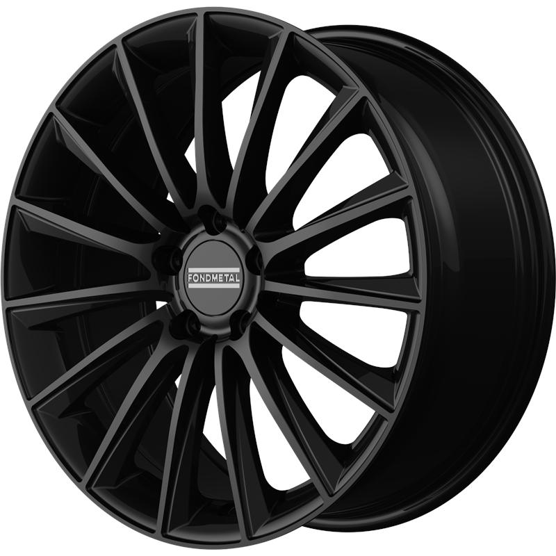 Cerchio FONDMETAL Aidon Glossy Black 5 fori 18\" 8X18 ET38 5x112