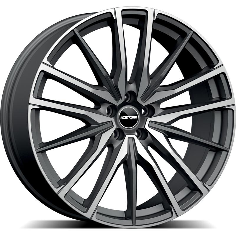 Cerchio GMP Sparta Matt Anthracite Diamond 5 fori 22\" 9.5X22 ET37 5x114.3