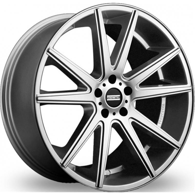 Cerchi in Lega FONDMETAL StC-10 Glossy Silver 5 fori 22\" 11X22 ET35 5x120