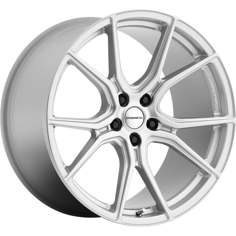 Cerchi in Lega FONDMETAL StC-45 Glossy Silver 5 fori 20\" 10.5X20 ET30 5x114.3