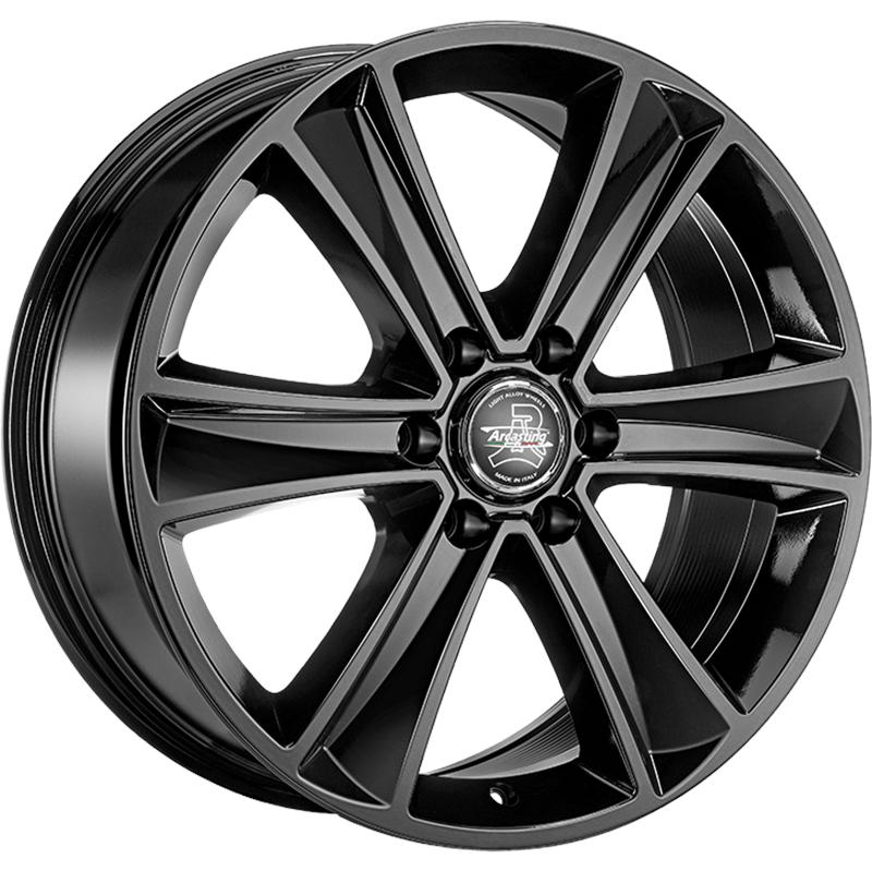 Cerchio ARCASTING Mammut6 Glossy Black 6 fori 18\" 8X18 ET40 6x120