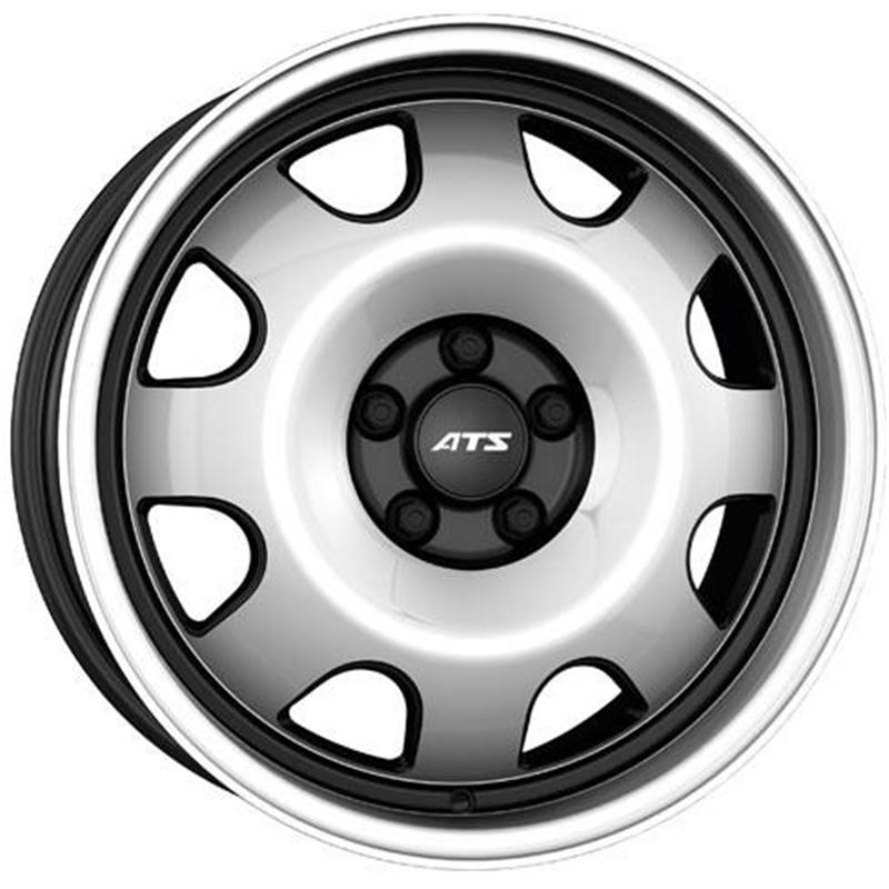 Cerchio ATS Cup Diamant Schwarz Frontpoliert 4 fori 15\" 7X15 ET28 4x100