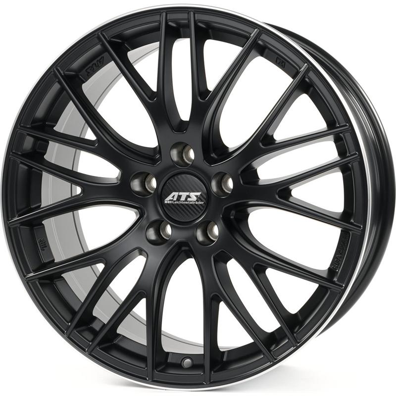 Cerchio ATS Perfektion Racing Schwarz Hornpoliert 5 fori 19\" 8.5X19 ET40 5x114.3